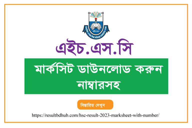 HSC Result 2024 HSC Exam Result with Marksheet এখানে